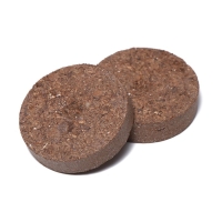 Набор для рассады: торфяная таблетка d = 4.1 см, 12 шт., кассета на 12 ячеек по 40 мл, поддон 20,5 &times; 17 см, зелёный, пластик, Экоторф