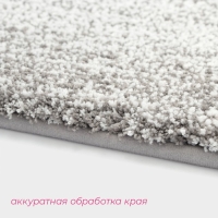 Коврик "Points" 43х61 см, серый, полиэстер