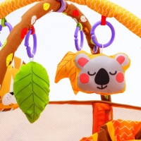 Развивающий коврик 3 в 1 &laquo;Лев&raquo;, 68x68 см, 30 цветных шариков, 4 игрушки, Крошка Я