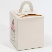 Коробка для капкейков, кондитерская упаковка, 1 ячейка &laquo;Тебе&raquo;, 9 х 9 х 11 см