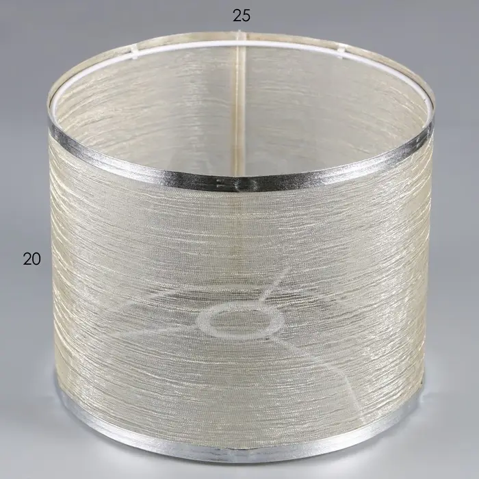 Абажур E27 серый 25х25х20см