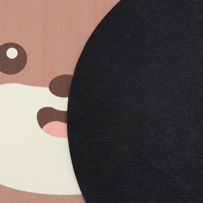 Коврик диатомитовый Доляна Cute Bear, влаговпитывающий, 49&times;78 см, темно-серый