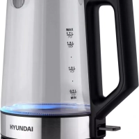 Чайник HYK-G8808 1,7л 2200Вт черный (стекло)