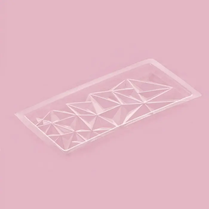 Форма для шоколада &laquo;Геометрия&raquo;, пластик, 20,5&times;10&times;1 см, прозрачная