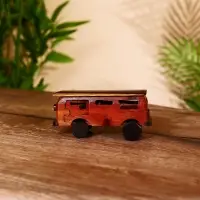Сувенир "Автобус" тиковое дерево 13х4,5х7 см