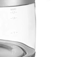 Чайник электрический стеклянный КТ-6172 - 1.7 л