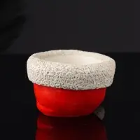 Подсвечник "Колпак" 9х7х5 см, красный