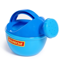 Песочный набор: ведро с наклейкой, ситечко-цветок, совок, грабельки, 2 формочки, лейка