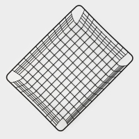 Корзина для хранения Доляна &laquo;Эрин&raquo;, 36&times;27&times;14 см, цвет чёрный