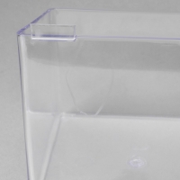 Полка-контейнер пластиковый F361, 15&times;15&times;10 см, цвет прозрачный