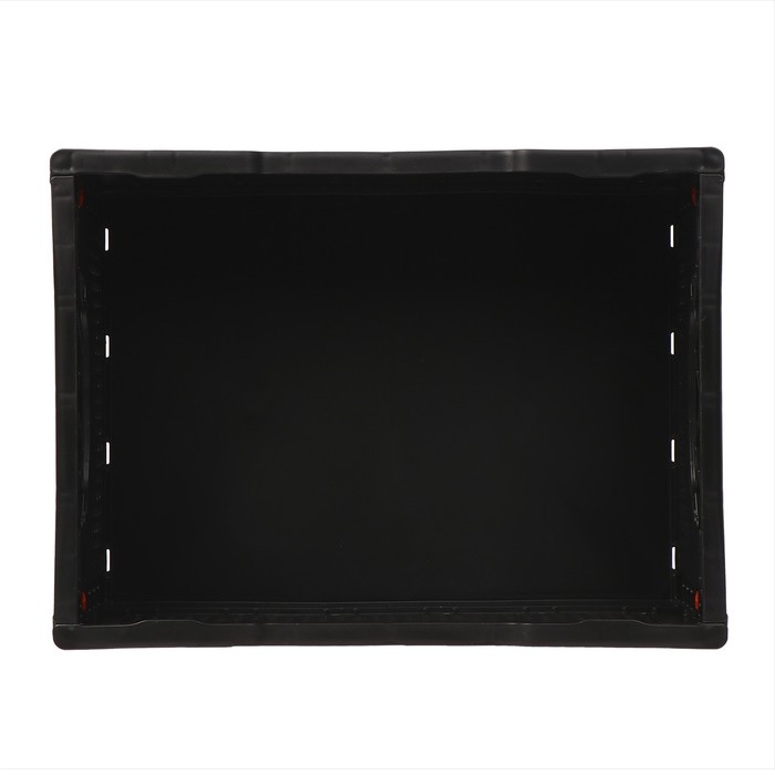 Ящик складной, пластиковый, 40 &times; 30 &times; 17 см, чёрный