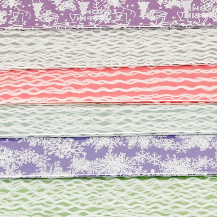 Пакет "Подарочный", с жестким дном, микс, 14 х 22 х 55 см