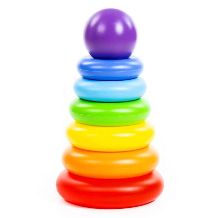 Пирамидка &laquo;Колечко-шар&raquo;, 8 элементов, h=240 мм