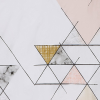 Штора для ванны Доляна &laquo;Геометрия&raquo;, 180&times;180 см, EVA