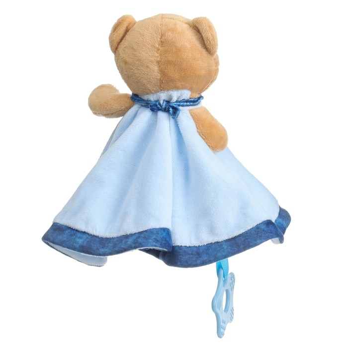 Комфортер - игрушка &laquo;Мишка&raquo;, погремушка, цвет голубой, Mum&Baby