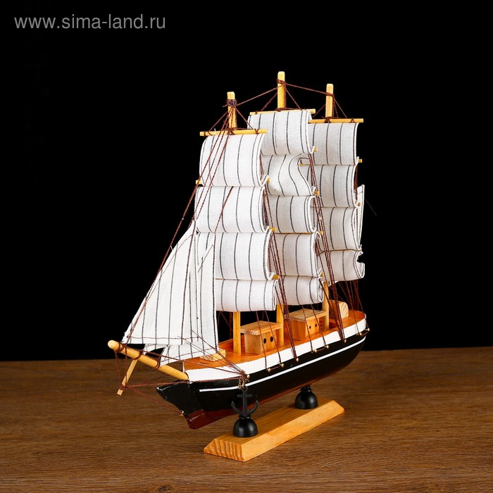 Корабль сувенирный средний &laquo;Пилад&raquo;, борта тёмные, 33х31х5 см