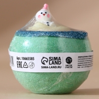 Бомбочка для ванны с игрушкой ЧИСТОЕ СЧАСТЬЕ &laquo;Снеговик&raquo;, 130 г, Новый Год