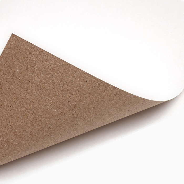 Картон белый, А4, 8 листов, немелованный, односторонний, в папке, 220, г/м&sup2;, Смешарики