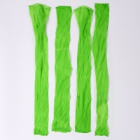 Капрон для кукол и цветов, набор 4 шт., размер 1 шт. &mdash; 45 &times; 6 см, цвет салатовый