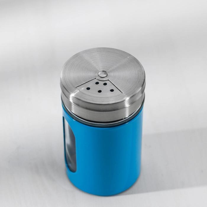 Солонка стеклянная &laquo;Универсал&raquo;, 100 мл, цвет МИКС