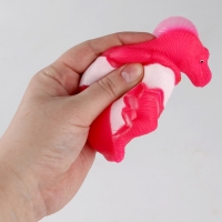 Мяч детский резиновый ёжка световой &laquo;Динозаврик&raquo;, цвета МИКС , в шоубоксе