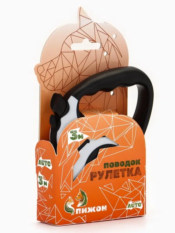 Рулетка "Зарница" , 3 м, до 11,5 кг, чёрно-белая