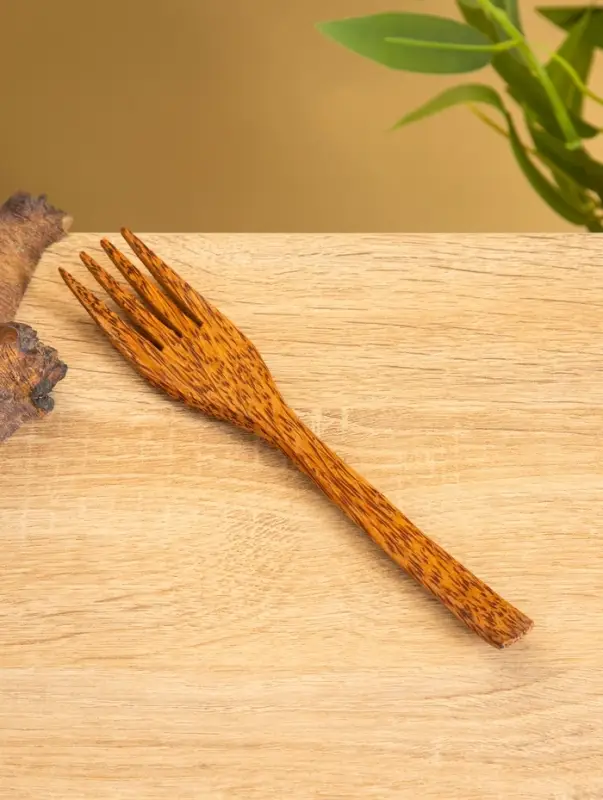 Вилка, 19 см, кокос