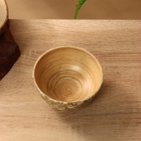 Миска 10х10х5 см, бамбук