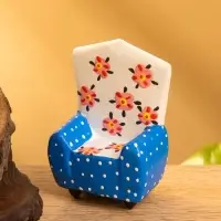 Сувенир дерево "Кресло с цветами" 5х3х7,5 см