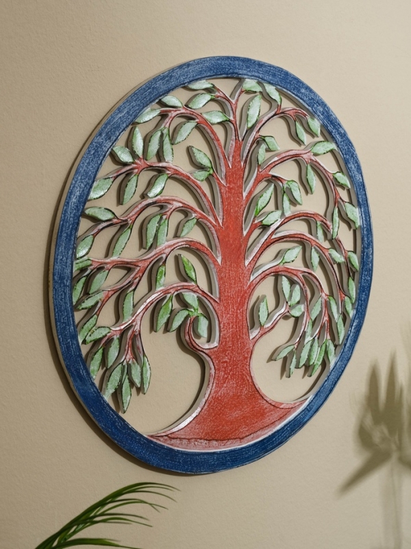 Панно резное МДФ "Древо жизни", 40х40х0,6 см