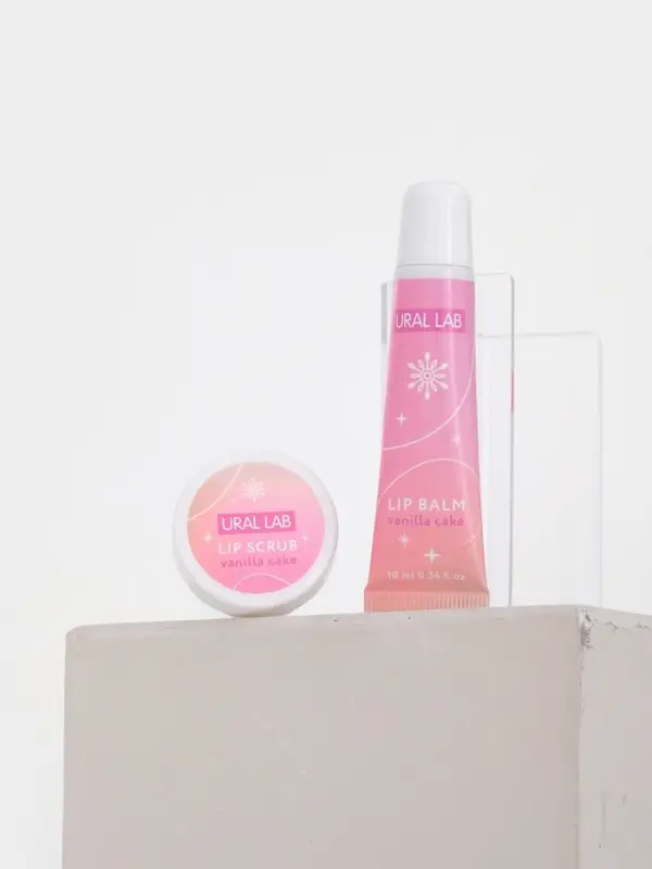 Подарочный набор новогодний Winter Fantasy, бальзам и скраб для губ, URAL LAB