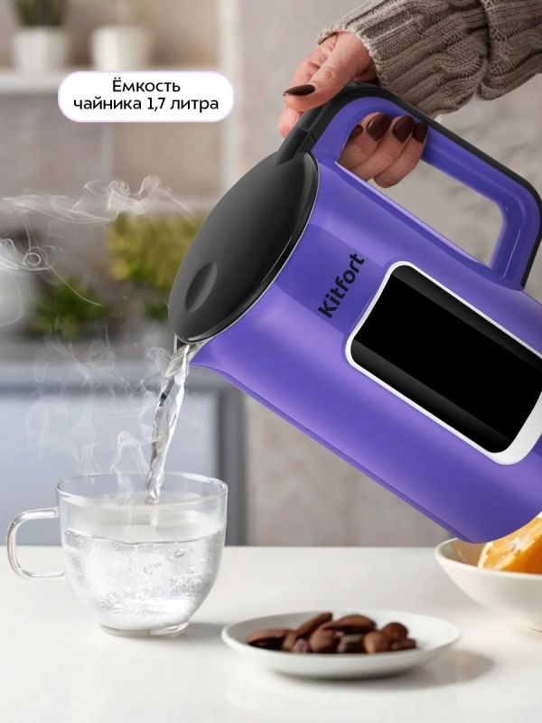 Чайник электрический КТ-6704 - 1.7 л