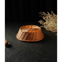 Корзинка для подачи Доляна &laquo;Капучино&raquo;, 21&times;7 см, цвет коричневый