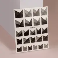 Наклейки для ногтей &laquo;Френч&raquo;, чёрные