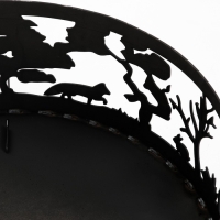 Чаша костровая "Лес", металл 3 мм, 70 х 70 х 45 см