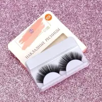 Ресницы накладные &laquo;Индивидуальность&raquo;, 12 мм, без клея, чёрные