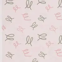 Бумага упаковочная двухсторонняя &laquo;Банты&raquo;,  70 х 100 см