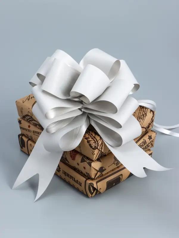 Бант - шар №4.5, серебро