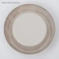 Миска "Мур-мяу" для кошек 0,3 л, 14,5 x 14,5 x 4 см, светло-бежевый