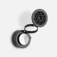 Вакуумная магнитная подставка airFix, черная с серым