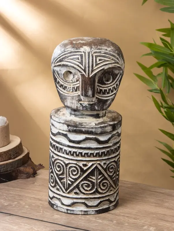 Сувенир "Истукан" дерево 16х16х40 см