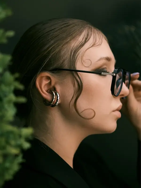 Серьги каффы &laquo;Леопард&raquo; набор 2 шт, цветные