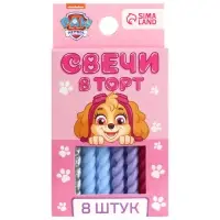 Набор свечей для торта &laquo;С Днем Рождения&raquo;, 8 штук, Щенячий Патруль