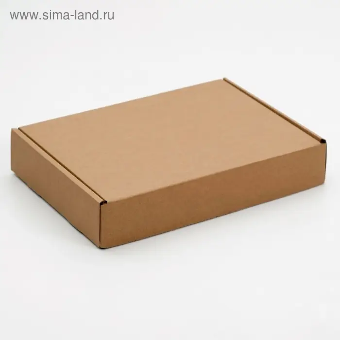 Коробка для пирога, бурая, 32.6&times;22.9&times;4.8 см