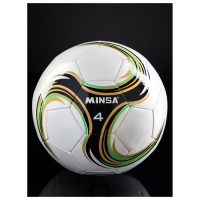 Мяч футбольный MINSA Spin, TPU, машинная сшивка, 32 панели, р. 4