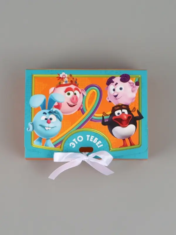 Коробка подарочная &laquo;Смешарики&raquo;, 16,5 х 12 х 5 см