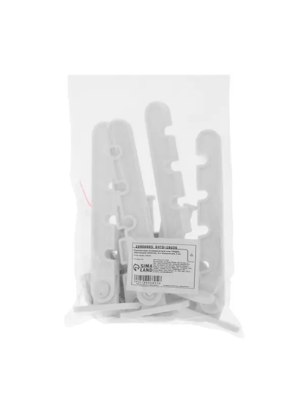 Ограничитель открывания для окна ТУНДРА, пластиковая гребенка, 4-х позиционная, 5 шт