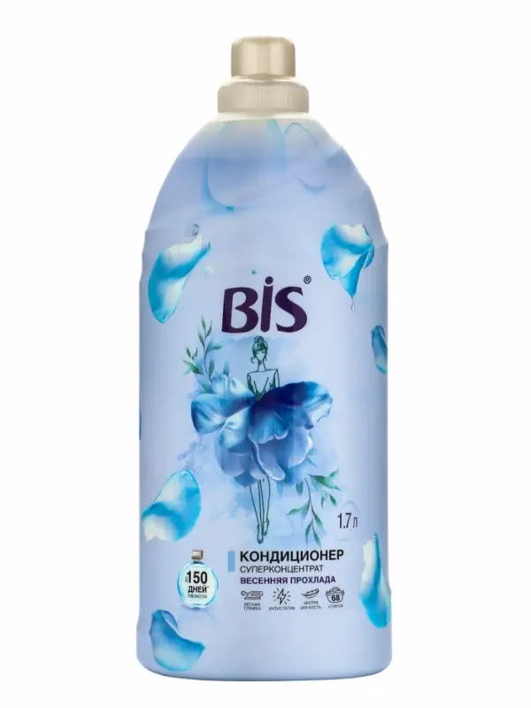BIS Кондиционер для белья "Весенняя прохлада", концентрированный, 1,7 л