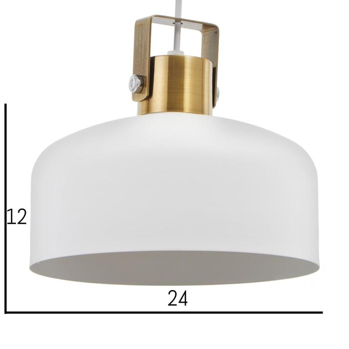 Светильник BayerLux 34871/1 E27 40Вт белый 23х23х21-121 см