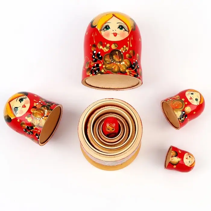 Матрёшка 5 в 1 большая, МИКС